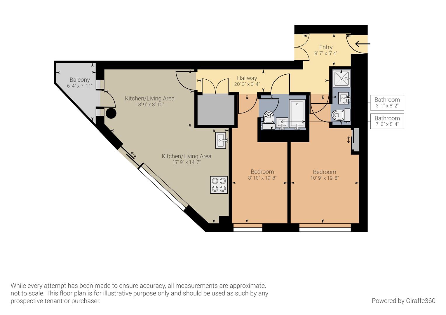 The Hawkins Tower, Admirals Quay Ocean Way, Southampton floorplan